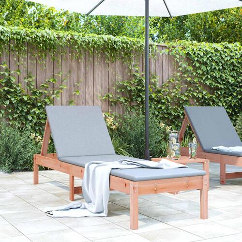 Liggestol 199,5x60x74 cm massivt douglasgran