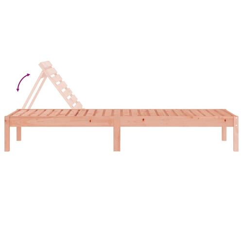 Liggestol 199,5x60x74 cm massivt douglasgran