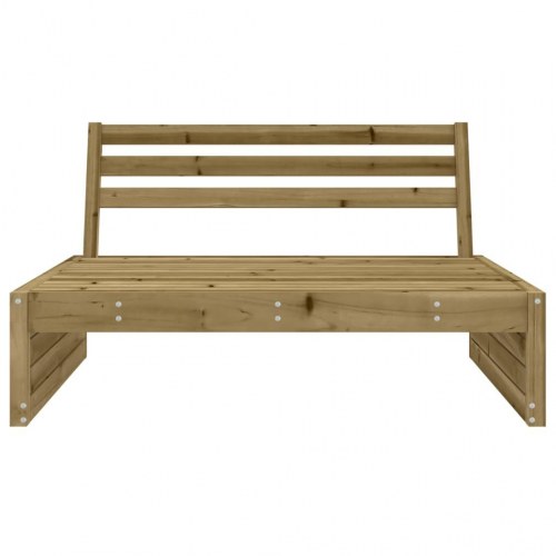 Midtermodul til havesofa 120x80 cm imprægneret fyrretræ
