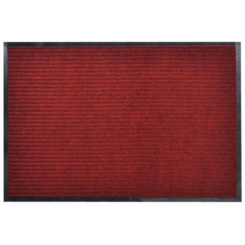 Rød PVC Dørmåtte 90 x 150 cm