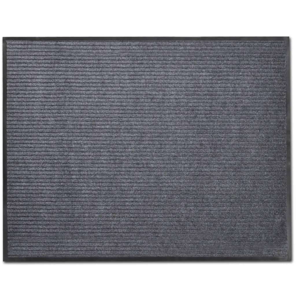 Dørmåtte PVC 90x120 cm grå