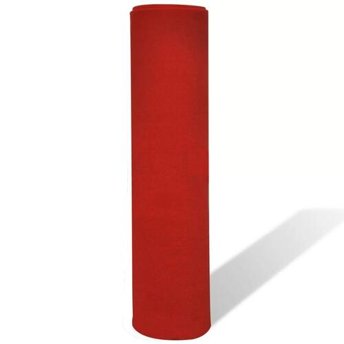 Rød løber 1x5 m ekstra tung 400 g/m2