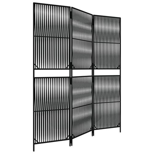 Rumdeler 3 paneler polyrattan sort