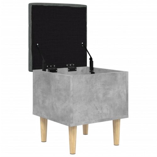Skobænk med opbevaring 42 x 42 x 46 cm betongrå