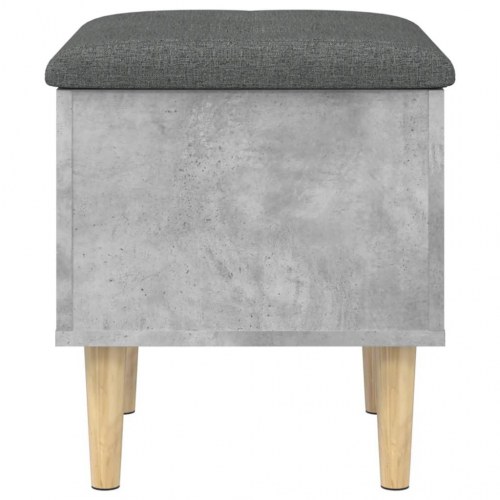 Skobænk med opbevaring 42 x 42 x 46 cm betongrå