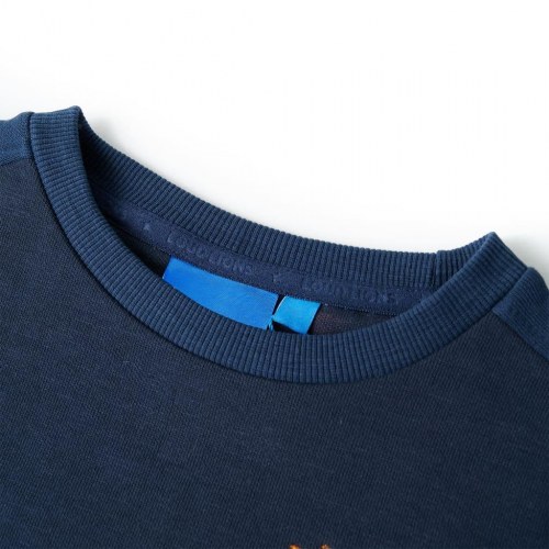 Sweatshirt til børn str. 140 marinemeleret