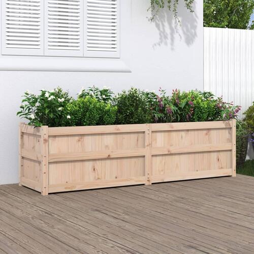Plantekasse 180x50x50 cm massivt fyrretræ