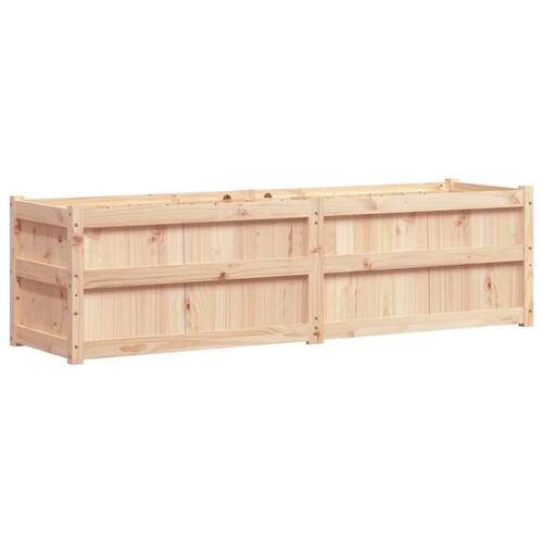 Plantekasse 180x50x50 cm massivt fyrretræ