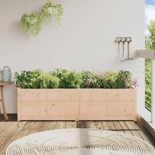 Plantekasse 180x50x50 cm massivt fyrretræ