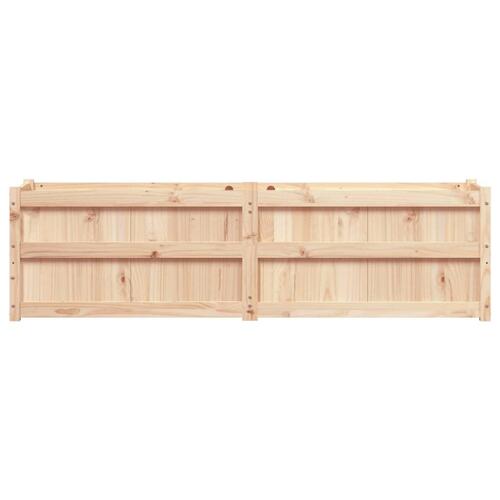 Plantekasse 180x50x50 cm massivt fyrretræ