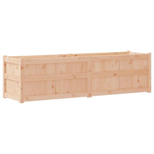 Plantekasse 180x50x50 cm massivt fyrretræ