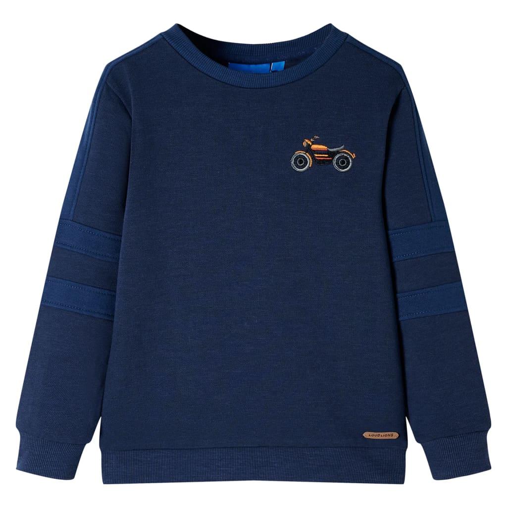 Sweatshirt til børn str. 92 marinemeleret