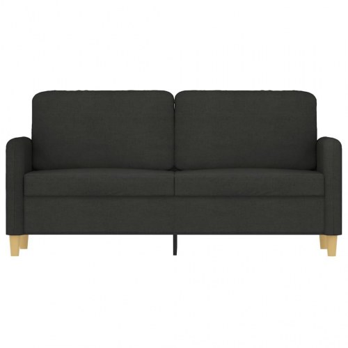 2-personers sofa 140 cm stof sort