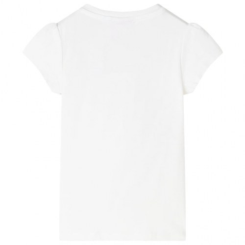T-shirt til børn str. 140 - ecru