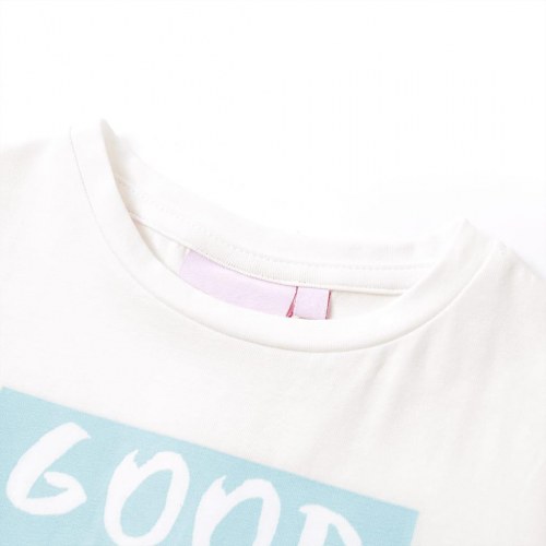 T-shirt til børn str. 140 - ecru