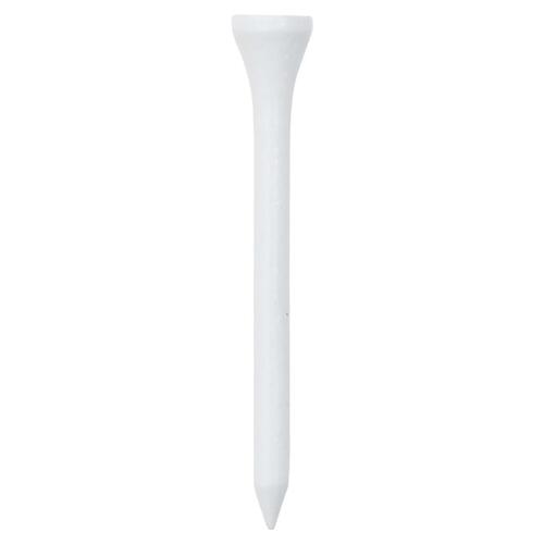 Golf-tees 1000 stk. 54 mm bambus hvid