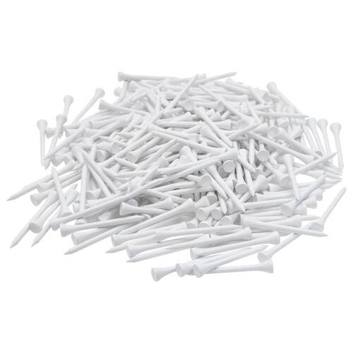 Golf-tees 1000 stk. 54 mm bambus hvid