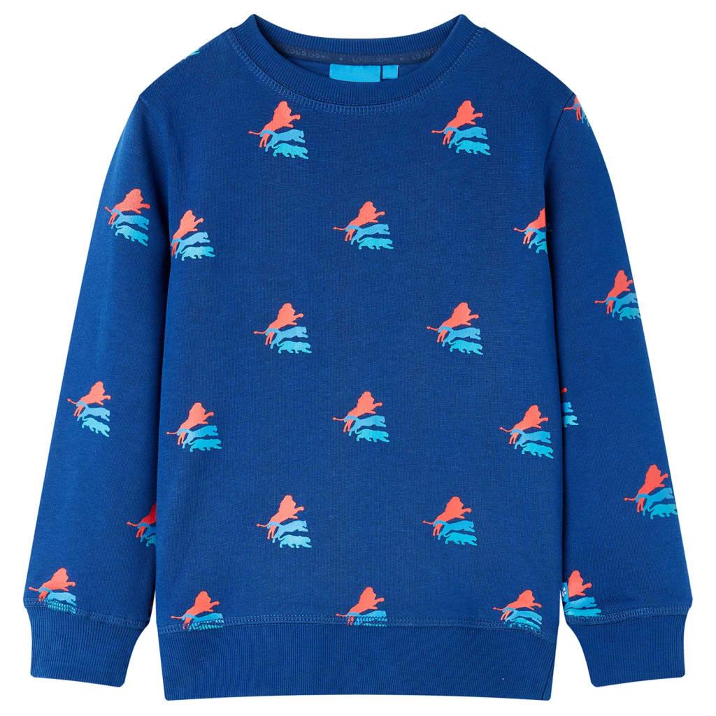 Sweatee Shirt Til Børn 92 Mørkeblå
