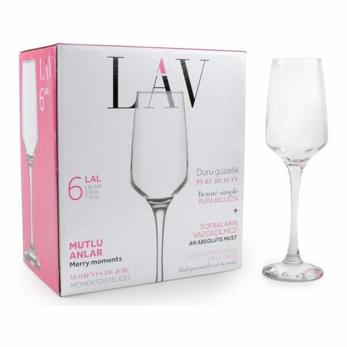 Sæt med glas LAV Lal 6 Dele (4 enheder) (6 stk)