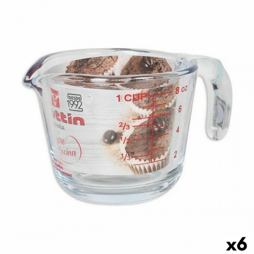 Målebæger i glas 250 ml - Quttin (6 stk.)