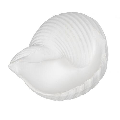 Dekorativ figur Hvid Snegl 11 x 9 x 8 cm