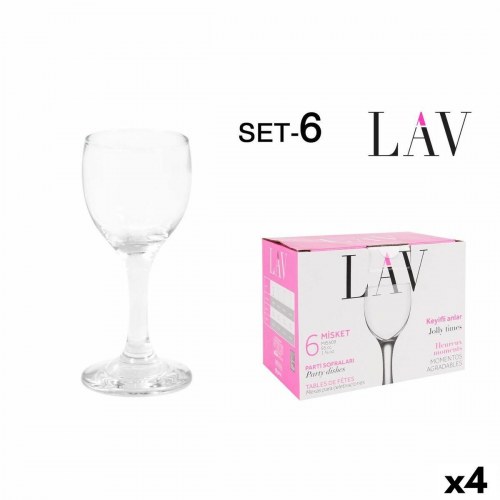 LAV Misket sherryglas - sæt med 6 glas (4 pakker)