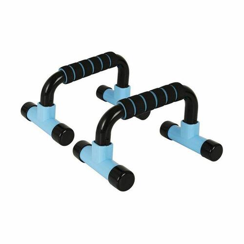 Støtte til armbøjninger LongFit Sport Blå Sort (3 enheder)
