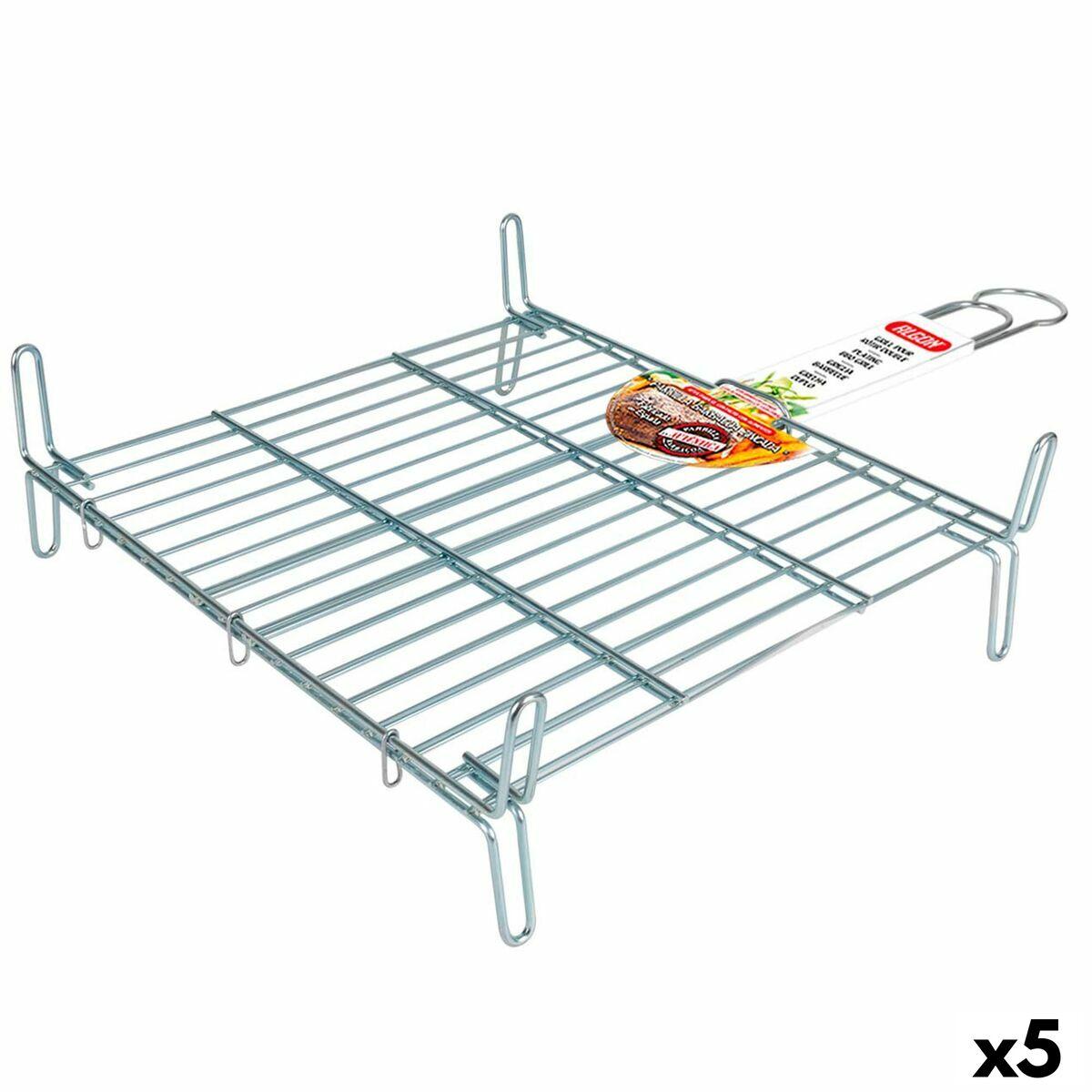 Grill Algon Dobbelt Galvaniseret 40 X 40 Cm 5 Enheder
