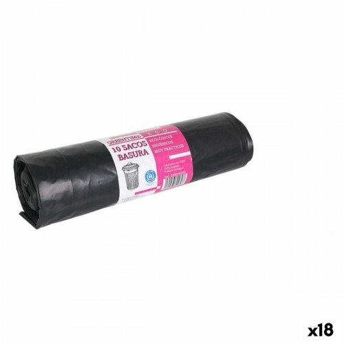 Green Time Affaldsposer Eco 100 L - 18 ruller à 10 stk (sort)