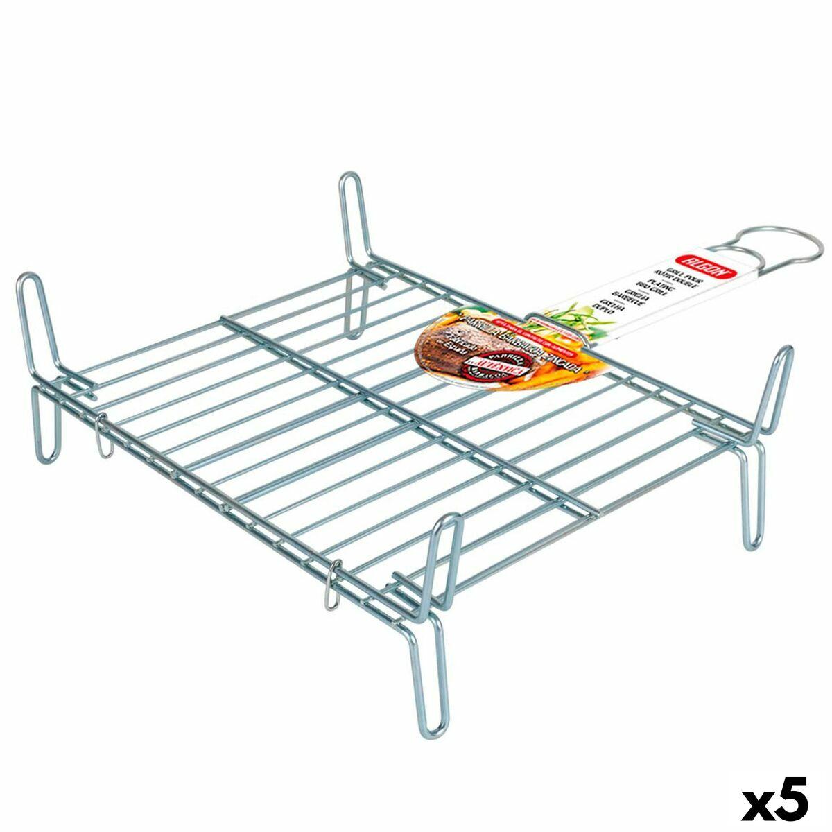 Grill Algon Dobbelt Galvaniseret 30 X 35 Cm 5 Enheder