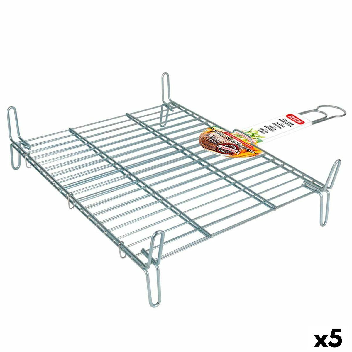 Grill Algon Dobbelt Galvaniseret 40 X 45 Cm 5 Enheder