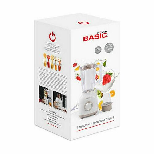 2-i-1 blender og saftpresser Basic Home 1,5 L 250 W (2 enheder)
