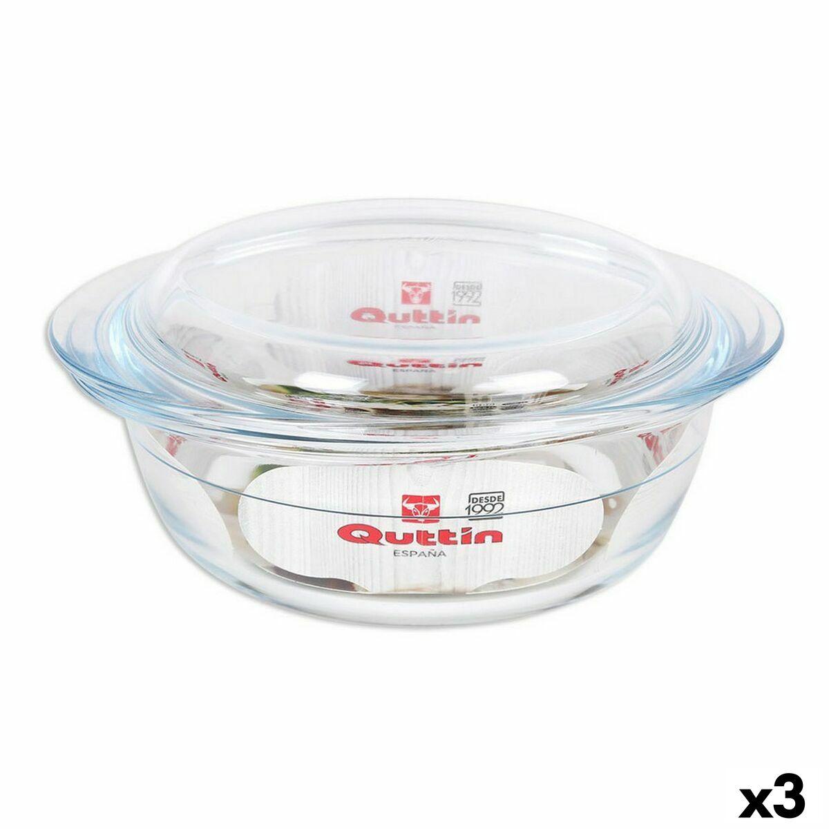 Gryde Med Låg Quttin Glas + Enheder