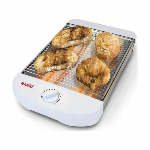 Basic Home brødrister 560 W - flad brødvarmer, hvid
