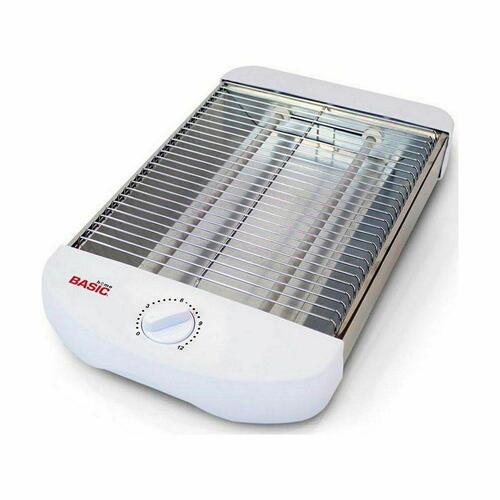 Basic Home brødrister 560 W - flad brødvarmer, hvid