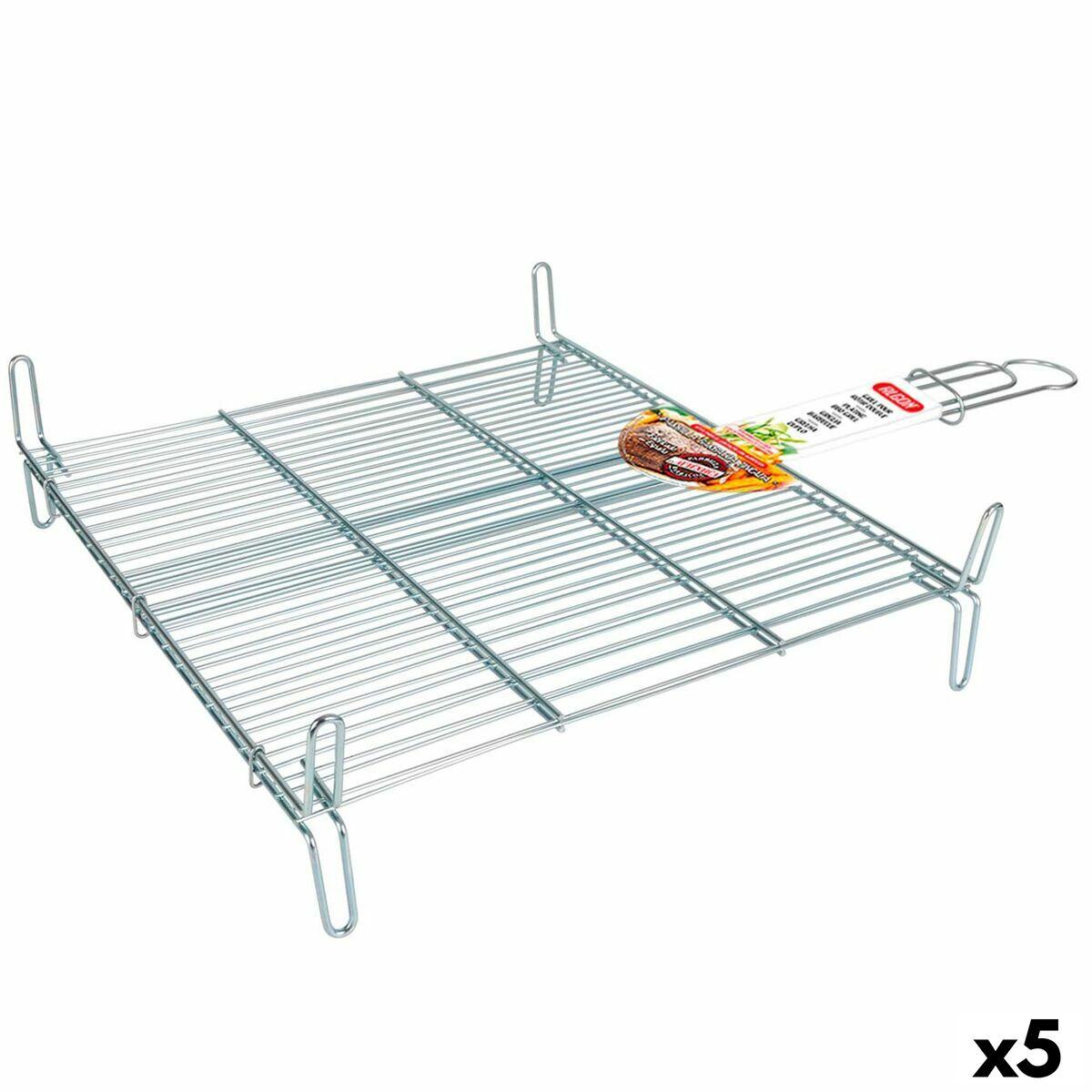 Grill Algon Dobbelt Galvaniseret 45 X 50 Cm 5 Enheder
