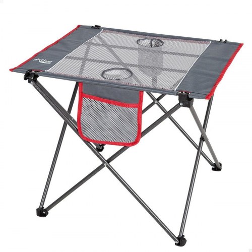 Aktive sammenklappeligt campingbord grå 62 × 50 × 50 cm (2 stk.)