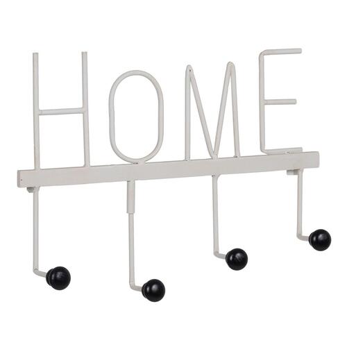 Knagerække til væggen Home Jern 40 x 7 x 30 cm