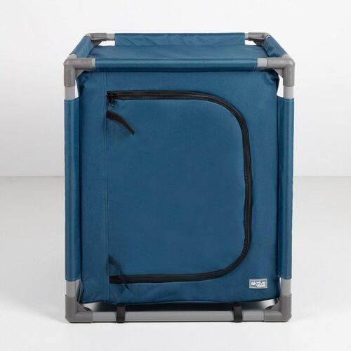 Campingskab Aktive Blå Foldbar 56 x 66 x 46 cm 2 enheder