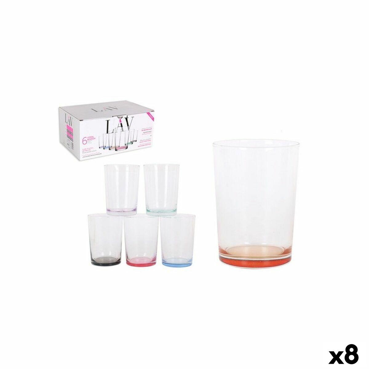 Glas LAV 52429 Pastel 6 Dele (8 enheder) (520 cc)