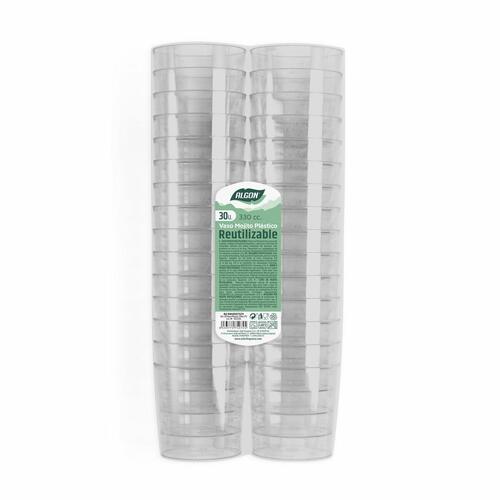 Sæt af genanvendelige kopper Algon 3,3 L Gennemsigtig Mojito 6 enheder (30 Dele)