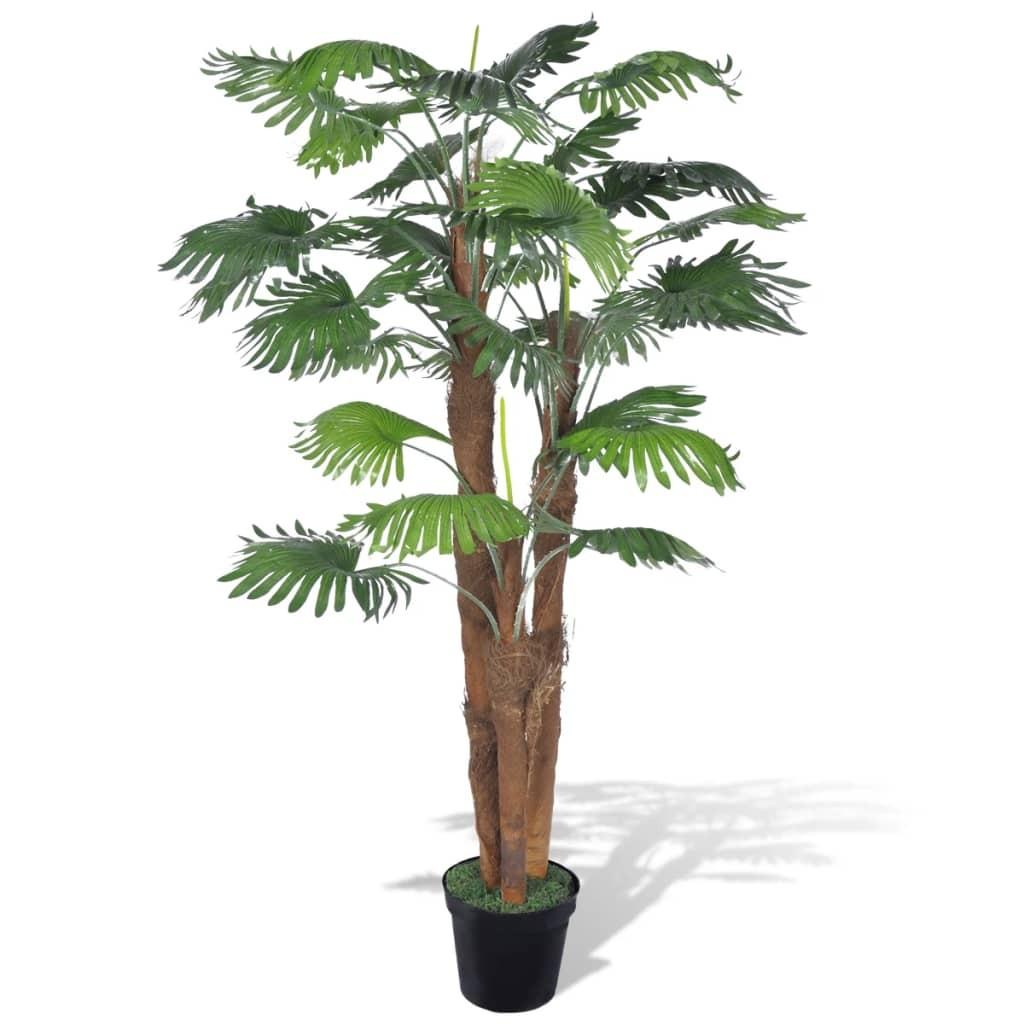 Kunstigt palmetræ med potte 180 cm