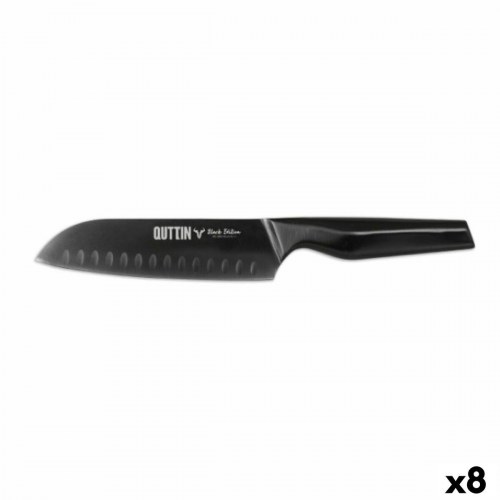 Quttin Santokukniv - Black Edition, sort