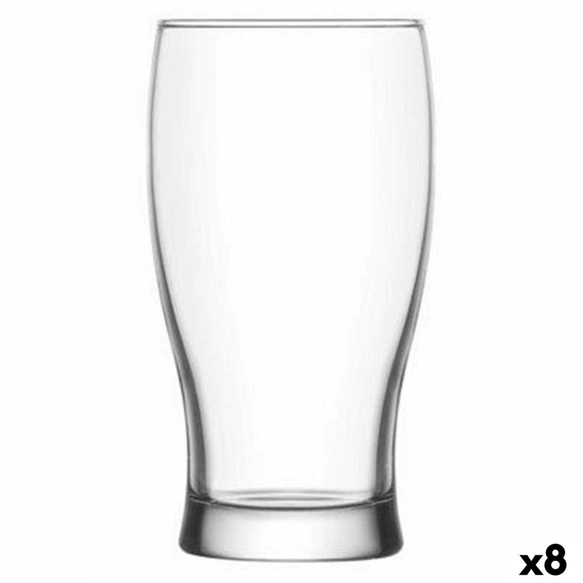 LAV Belek ølglas - gennemsigtig krystal, 375 ml, 6 stk (8 enheder)