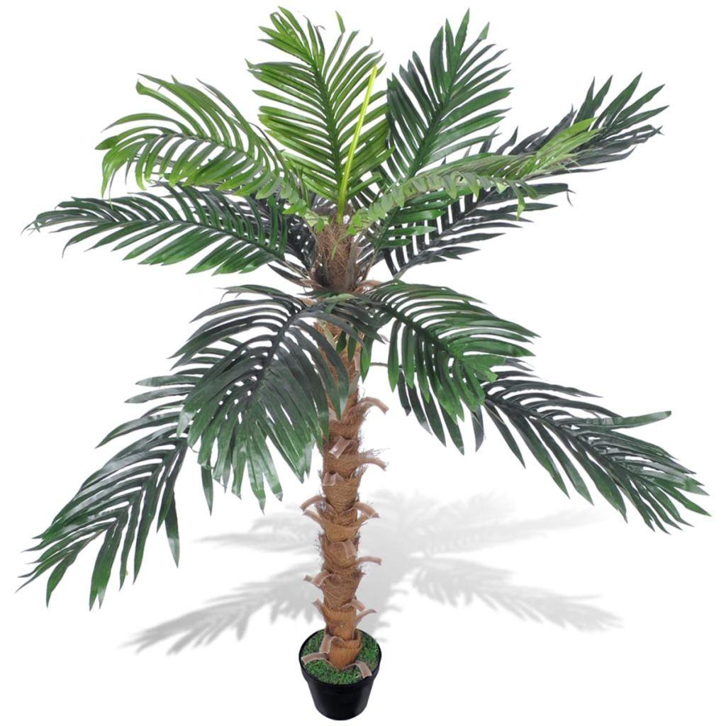 Kunstig plante kokospalme med potte 140 cm
