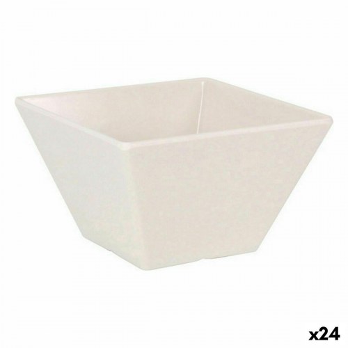 Snackskål i melamin, hvid Shine 13 × 13 × 7 cm - 24 stk.