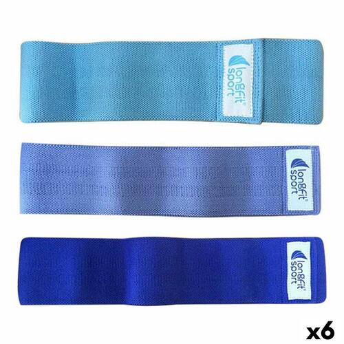 Elastiske modstandsbånd LongFit Sport (3 enheder) (6 enheder)