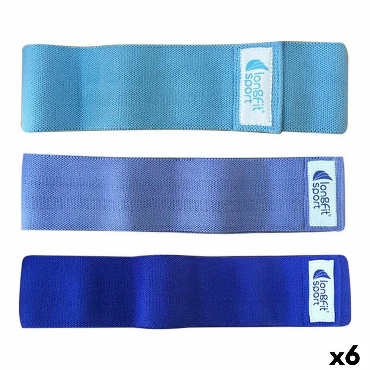 Elastiske modstandsbånd LongFit Sport (3 enheder) (6 enheder)