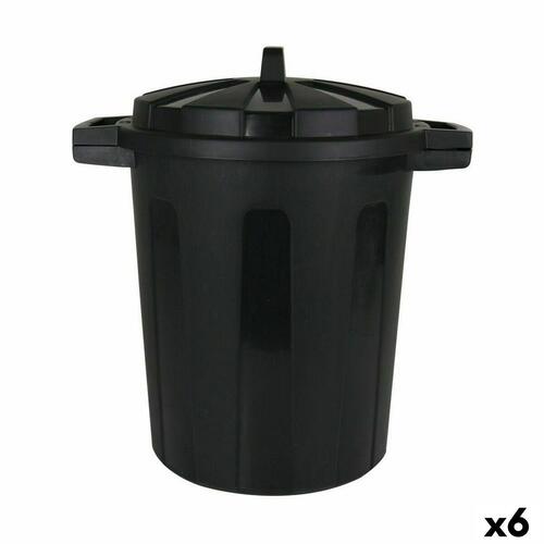 Skraldespand Dem Sort 45 x 35 x 48 cm (6 enheder)