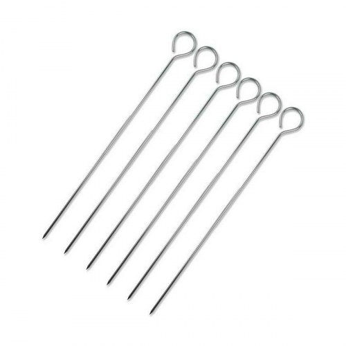 Wooow grillspyd i metal - 6 stk., 20 cm (kasse med 36)